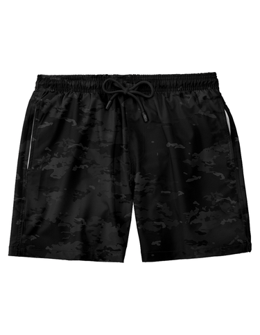 Blue Camo Swim Trunk Greater Half S Standard Length (7